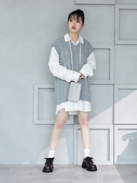 「vivian 」｜しばさん（レディース・174cm）の夏コーディネート
