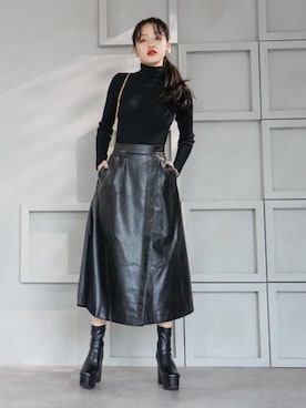 「ストレッチブーツ」｜しばさん（レディース・174cm）の夏コーディネート