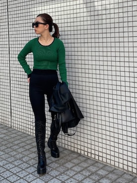 「vivian 」｜しばさん（レディース・174cm）の秋コーディネート