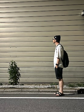 「NUMERALS（ヌメラルズ）のアイテム（パンツ）」を使った、ぽんさん（メンズ・177cm）の夏コーディネート