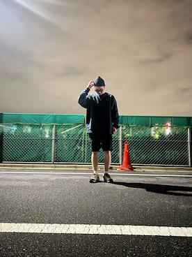 「NUMERALS（ヌメラルズ）のアイテム（パンツ）」を使った、ぽんさん（メンズ・177cm）の秋コーディネート