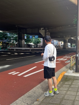 「MXP（エムエックスピー）のアイテム」を使った、ぽんさん（メンズ・177cm）の夏コーディネート