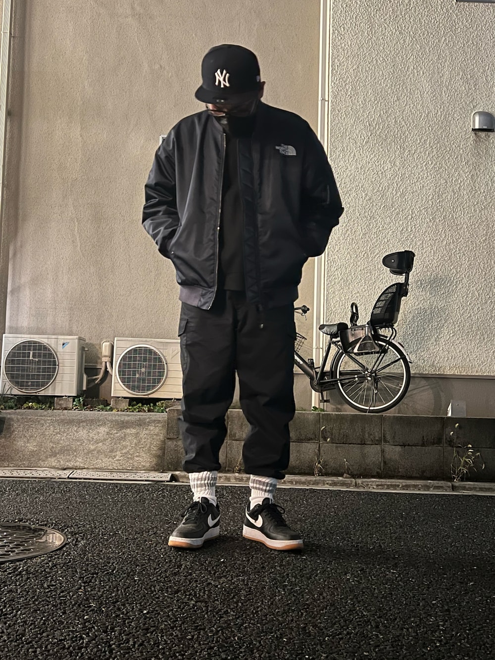 ぽん｜THE NORTH FACEのスタジャンを使ったコーディネート - WEAR 