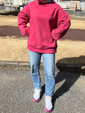 「JUNOAH」｜「アイテム（パンツ）」を使った、ikumizuさん（レディース・157cm）の春コーディネート