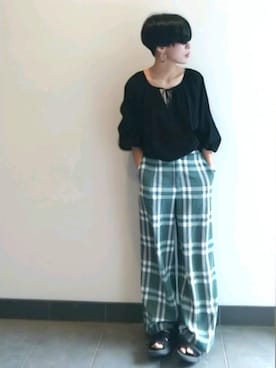 裕輔さん（レディース・161cm）の夏コーディネート