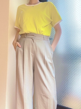 「Champion（チャンピオン）のアイテム」を使った、NAさん（骨格ストレート・レディース・174cm）の夏コーディネート