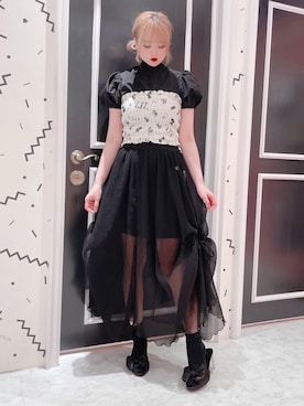 「lilLilly（リルリリー）のアイテム」を使った、𝒮𝒶𝓎𝒶𝓀𝒶さん（レディース・154cm）の夏コーディネート