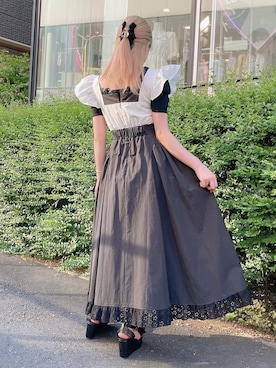 「LILICIOUS」｜「アイテム（ワンピース/ドレス）」を使った、𝒮𝒶𝓎𝒶𝓀𝒶さん（レディース・154cm）の夏コーディネート