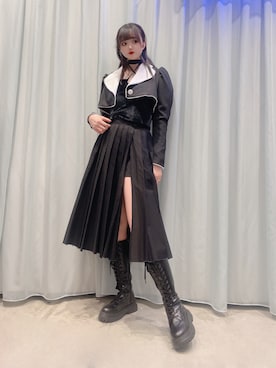 「チョーカートップス」｜「アイテム（ジャケット/アウター）」を使った、𝒮𝒶𝓎𝒶𝓀𝒶さん（レディース・154cm）の秋コーディネート