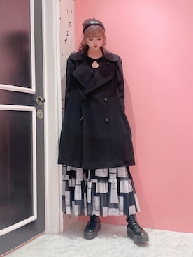 𝒮𝒶𝓎𝒶𝓀𝒶(lilLilly TOKYO)｜lilLillyのトレンチコートを使った 
