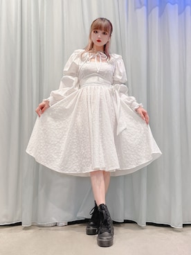 「LILICIOUS」｜「アイテム（ワンピース/ドレス）」を使った、𝒮𝒶𝓎𝒶𝓀𝒶さん（レディース・154cm）の秋コーディネート