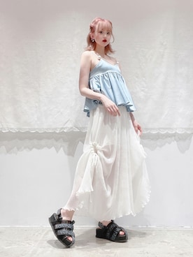 𝒮𝒶𝓎𝒶𝓀𝒶さん(レディース・154cm)の夏コーディネート