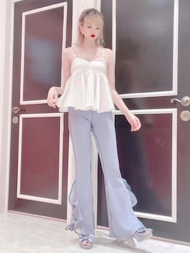 「lilLilly（リルリリー）のアイテム」を使った、𝒮𝒶𝓎𝒶𝓀𝒶さん（レディース・154cm）の夏コーディネート