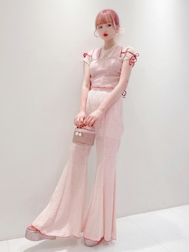 「アイテム（その他トップス）」を使った、𝒮𝒶𝓎𝒶𝓀𝒶さん（レディース・154cm）の夏コーディネート