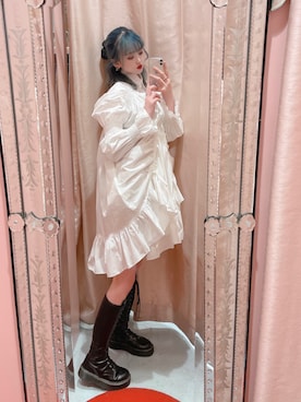 「LILICIOUS」｜「アイテム（ワンピース/ドレス）」を使った、𝒮𝒶𝓎𝒶𝓀𝒶さん（レディース・154cm）の春コーディネート