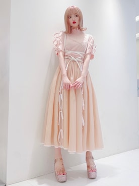 「リルリリー」｜「アイテム（アクセサリー）」を使った、𝒮𝒶𝓎𝒶𝓀𝒶さん（レディース・154cm）の夏コーディネート