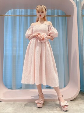 「LILICIOUS」｜「アイテム（ワンピース/ドレス）」を使った、𝒮𝒶𝓎𝒶𝓀𝒶さん（レディース・154cm）の夏コーディネート
