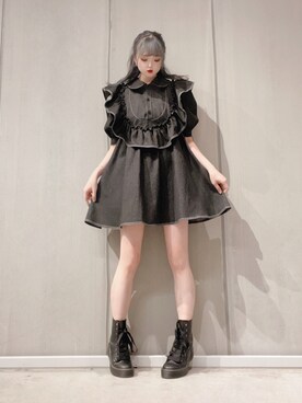 「LILICIOUS」｜「アイテム（ワンピース/ドレス）」を使った、𝒮𝒶𝓎𝒶𝓀𝒶さん（レディース・154cm）の春コーディネート