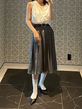 「アイテム（スカート）」を使った、ㅤㅤㅤㅤㅤㅤㅤㅤㅤㅤㅤㅤㅤさん（レディース・171cm）の夏コーディネート