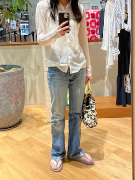 「ENOF（イナフ）のアイテム（トップス）」を使った、ㅤㅤㅤㅤㅤㅤㅤㅤㅤㅤㅤㅤㅤさん（レディース・170cm）の春コーディネート