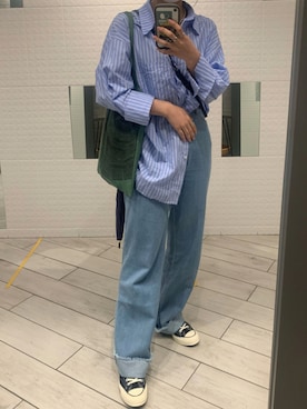 「BAUM（バウム）のアイテム（バッグ）」を使った、ㅤㅤㅤㅤㅤㅤㅤㅤㅤㅤㅤㅤㅤさん（レディース・169cm）の秋コーディネート