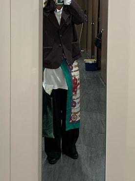 「BAUM（バウム）のアイテム（バッグ）」を使った、ㅤㅤㅤㅤㅤㅤㅤㅤㅤㅤㅤㅤㅤさん（レディース・169cm）の春コーディネート