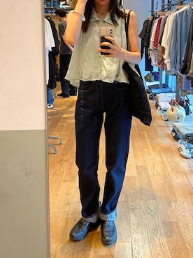 「ローファー」｜「アイテム（スニーカー）」を使った、ㅤㅤㅤㅤㅤㅤㅤㅤㅤㅤㅤㅤㅤさん（レディース・171cm）の夏コーディネート