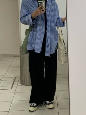 「H&M（エイチ・アンド・エム）のアイテム（シャツ/ブラウス）」を使った、ㅤㅤㅤㅤㅤㅤㅤㅤㅤㅤㅤㅤㅤさん（レディース・169cm）の春コーディネート