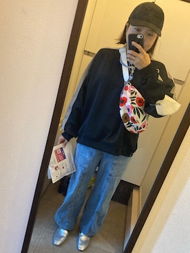 「アイテム（帽子）」を使った、るいるい骨ストさん（レディース・163cm・40代）の春コーディネート