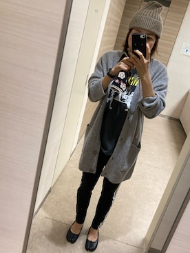 「無印良品（ムジルシリョウヒン）のアイテム」を使った、るいるい骨ストさん（レディース・163cm・40代）の秋コーディネート