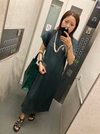 UNIQLO（ユニクロ）の「クルーネックワンピース（ノースリーブ