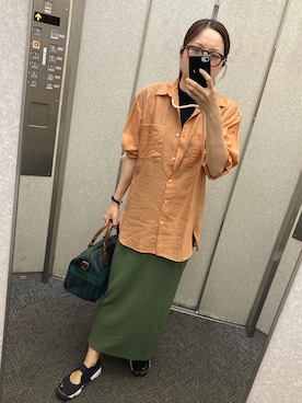 RALPH LAURENのボストンバッグ（グリーン系）を使った人気ファッション