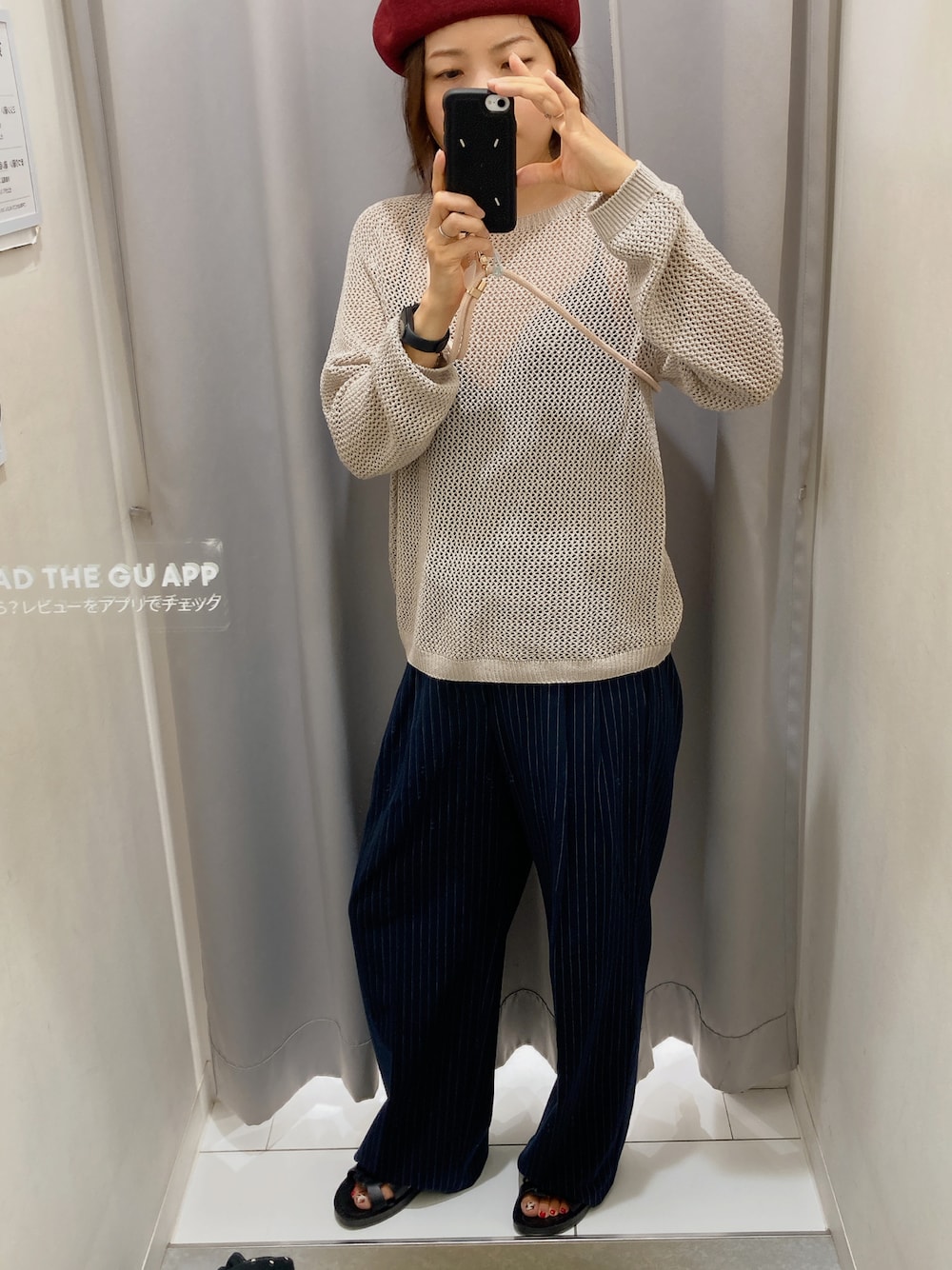 「秋服コーデ」｜「UNIQLOのアイテム（その他トップス、ベージュ系）」を使った、るいるい骨ストさん（レディース・163cm）の秋コーディネートの1枚目の写真