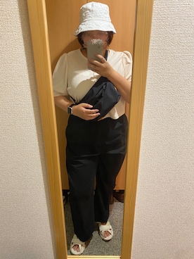 「Relate（リレート）のアイテム」を使った、ふとっちょさん（レディース・163cm）の春コーディネート