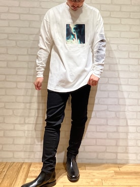 「surt（サート）のアイテム」を使った、TAKEさん（メンズ・170cm）の夏コーディネート