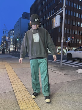 「B'2nd（ビーセカンド）のアイテム」を使った、TAKEさん（メンズ・170cm）の春コーディネート