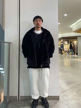 「A4A（エーフォーエー）のアイテム（ジャケット/アウター）」を使った、TAKEさん（メンズ・170cm）の秋コーディネート