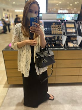 「SLOBE IENA（スローブイエナ）のアイテム（サンダル）」を使った、☺︎hal☺︎さん（レディース・163cm）の夏コーディネート