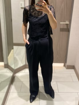 「COS（コス）のアイテム（シューズ）」を使った、☺︎hal☺︎さん（レディース・163cm）の秋コーディネート