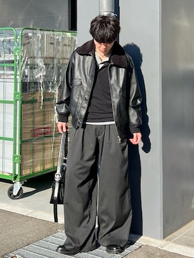 「アイテム（ネックレス）」を使った、kenさん（メンズ・175cm・20代）の冬コーディネート