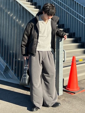 「アイテム（ハンドバッグ）」を使った、kenさん（メンズ・175cm・20代）の冬コーディネート