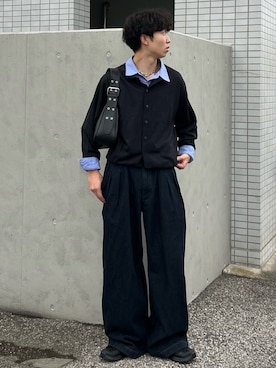 「アイテム（ハンドバッグ）」を使った、kenさん（メンズ・175cm）の秋コーディネート