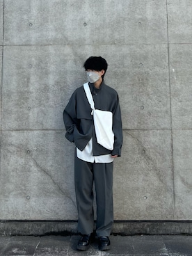 「テックファッション」｜「アイテム（ブルゾン）」を使った、kenさん（メンズ・175cm）の春コーディネート