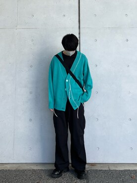 「shiki tokyo（シキトウキョウ）のアイテム（ローファー）」を使った、kenさん（メンズ・175cm）の春コーディネート