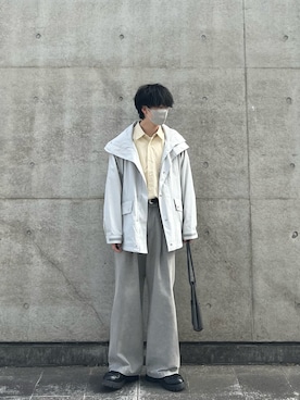 「shiki tokyo（シキトウキョウ）のアイテム（ローファー）」を使った、kenさん（メンズ・175cm）の春コーディネート