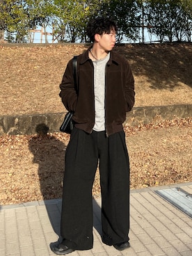 「アイテム（バッグ）」を使った、kenさん（メンズ・175cm・20代）の冬コーディネート