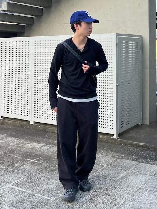 「MERRELL(メレル)のハイドロ ネクスト ジェン モック(サンダル)」を使った、kenさん(メンズ・175cm)の秋コーディネート