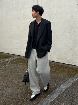 「Chikashitsu +（チカシツプラス）のアイテム」を使った、kenさん（メンズ・175cm）の春コーディネート