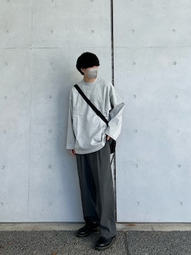 「春服、シンプル」｜「アイテム（ブルゾン）」を使った、kenさん（メンズ・175cm）の春コーディネート