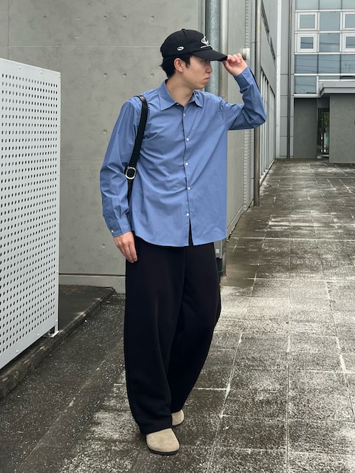 「BIRKENSTOCK（ビルケンシュトック）のBoston BS 【レギュラー幅】 トープ UNISEX（サンダル）」を使った、kenさん（メンズ・175cm）の秋コーディネート